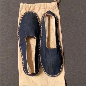 Brooks Brothers Red Fleece Denim Espadrilles